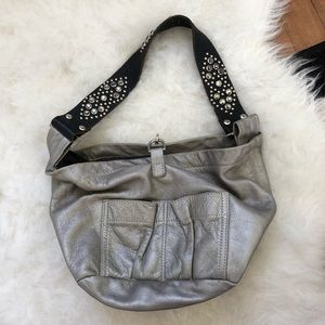 Tylie Malibu Silver Hobo Bag